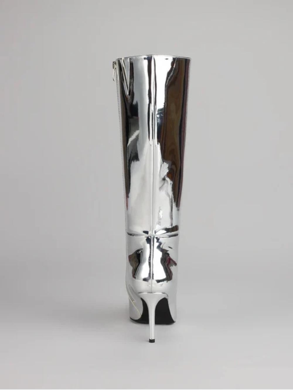 Windsor Galaxy Girl Mirror Metallic Knee Boots - Picture 2 of 7